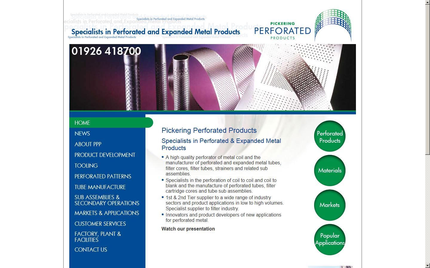 Pickering and Sons Limited Website