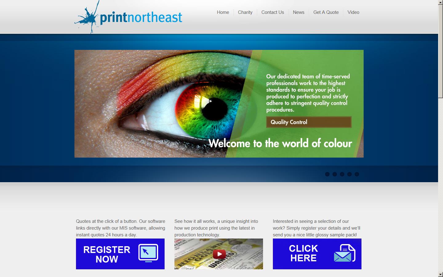 Print North East Website