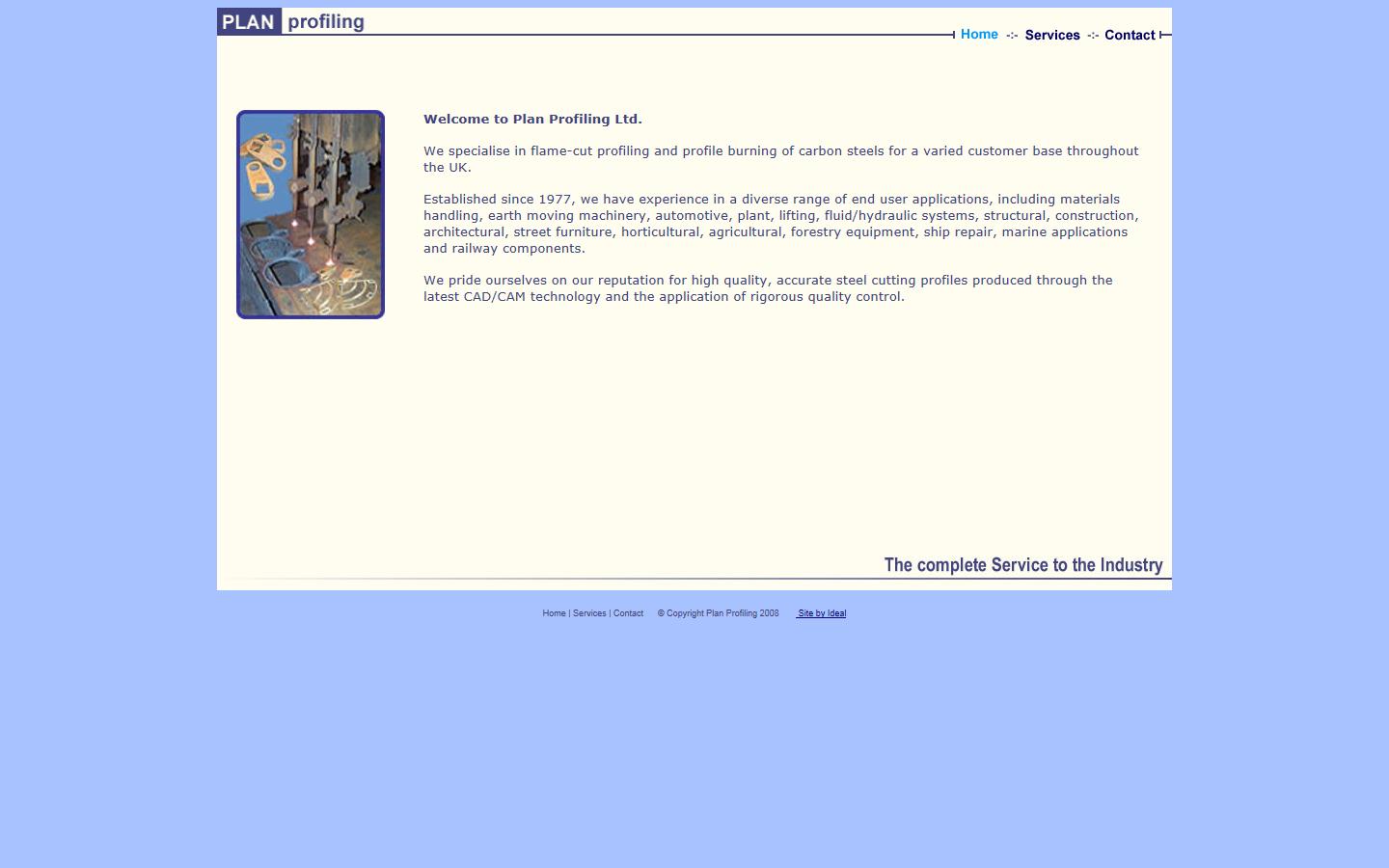 Plan Profiling Ltd. Website