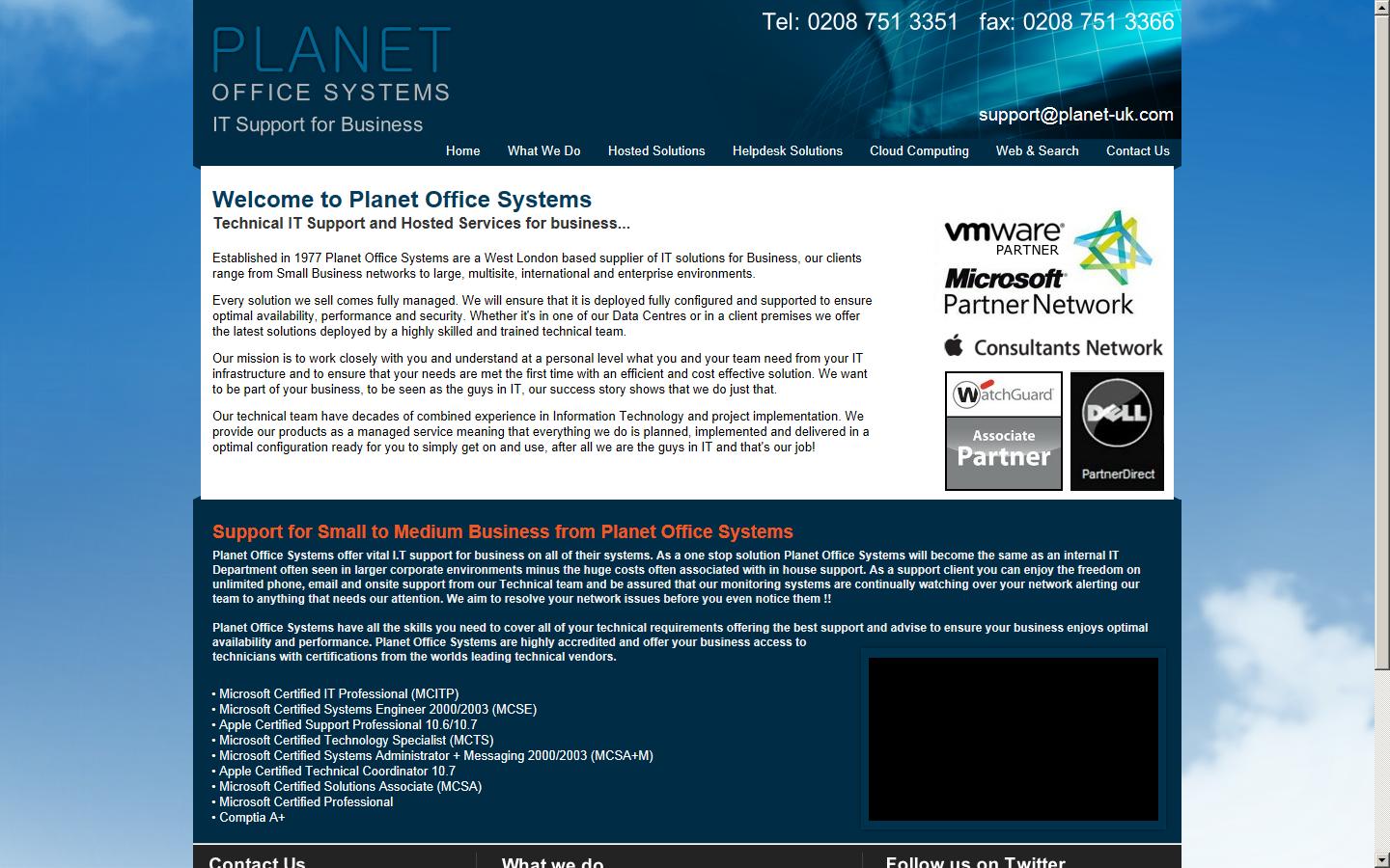 Planet Office Systems   Website