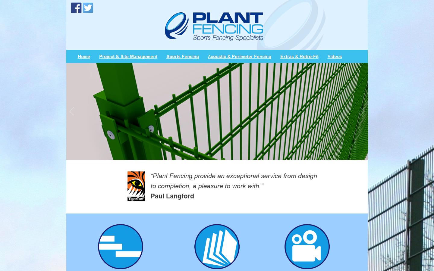 Plant Fencing Contractors Ltd Website