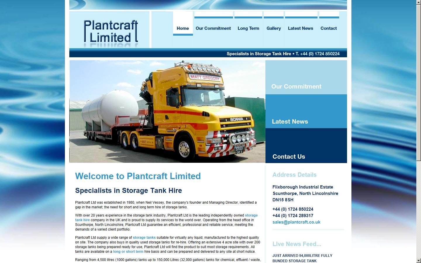 Plantcraft Ltd Website