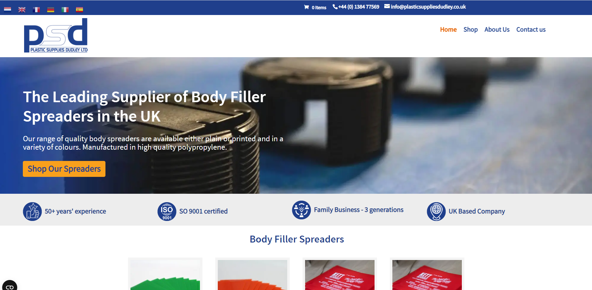 Plastic Supplies Dudley Ltd Website