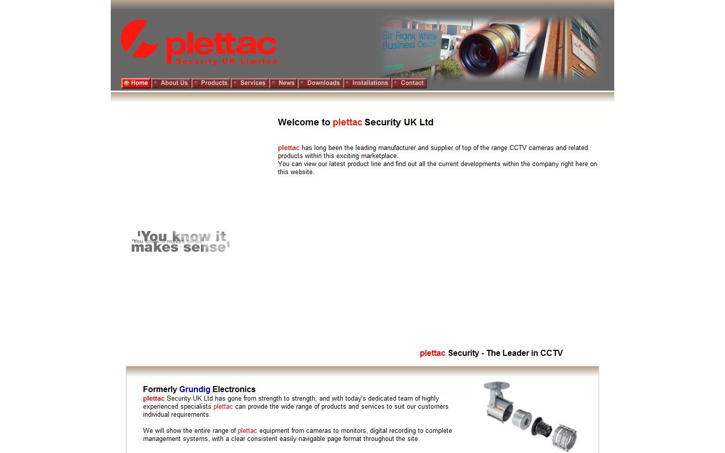 plettac Security UK Ltd Website