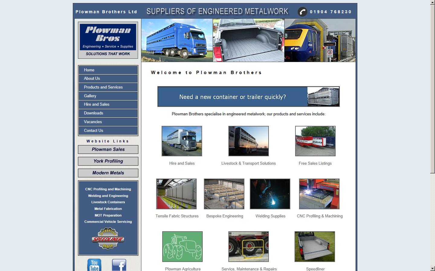 Plowman Brothers Ltd Website