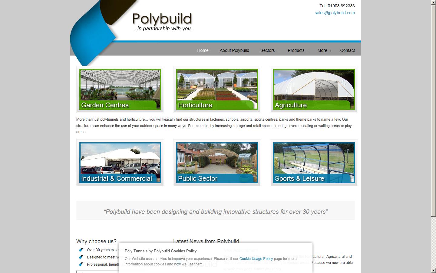 Polybuild Limited Website