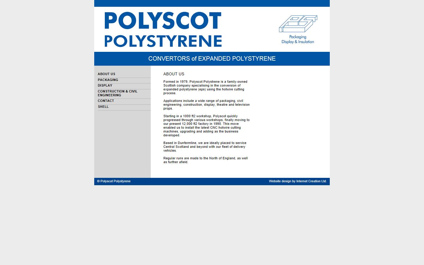 Polyscot Polystyrene Website