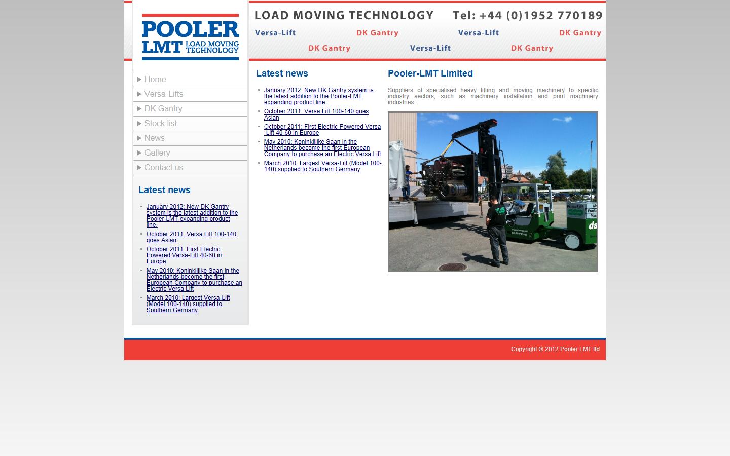 Pooler-LMT Ltd Website