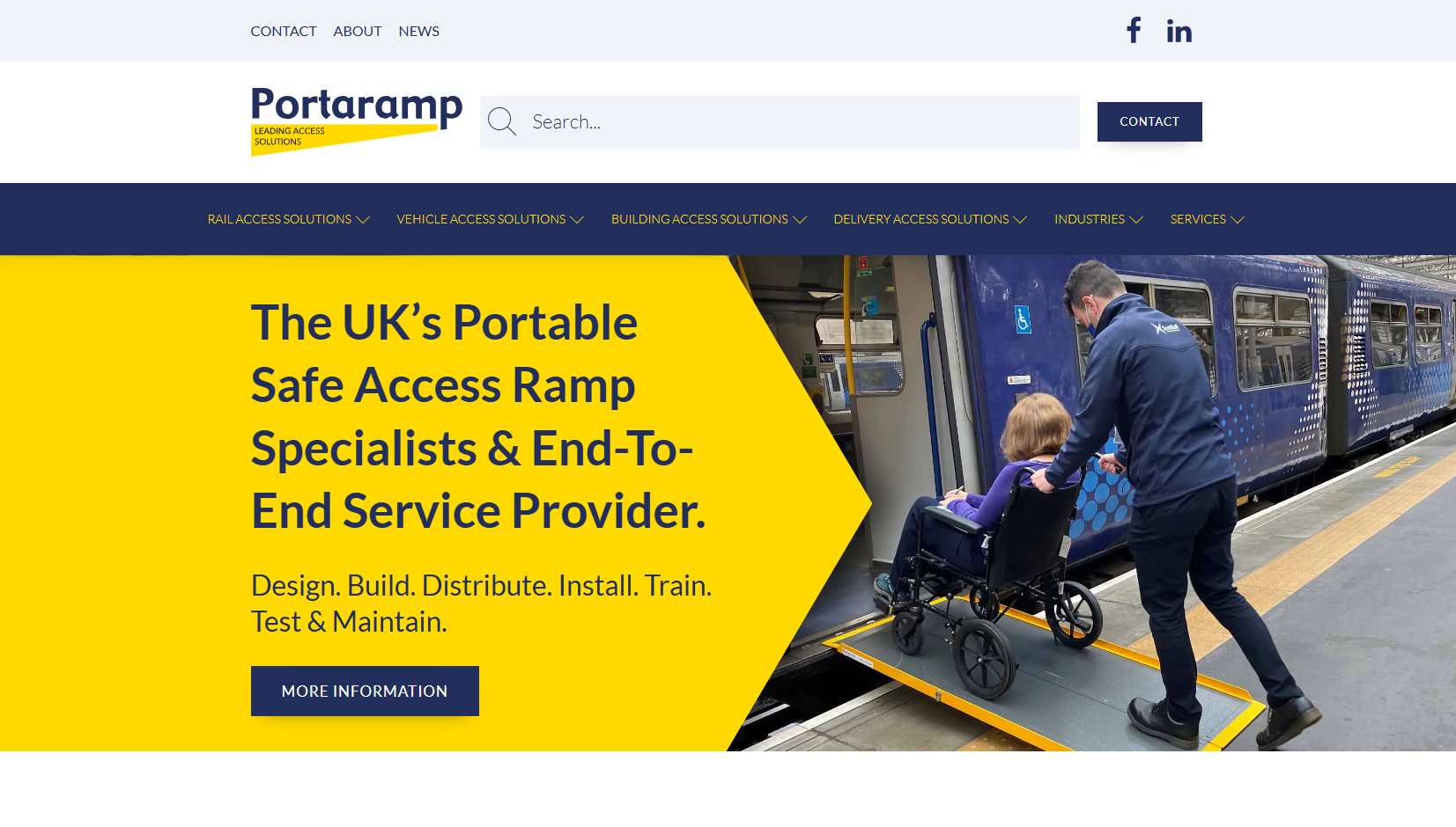 Portaramp UK Ltd Website