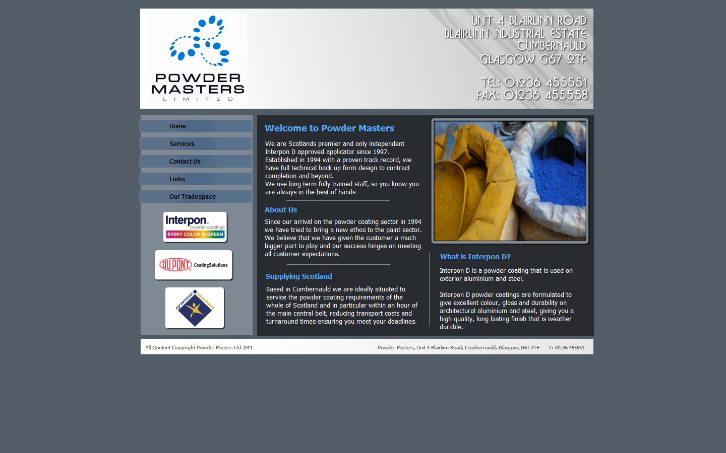 Powder Masters Website