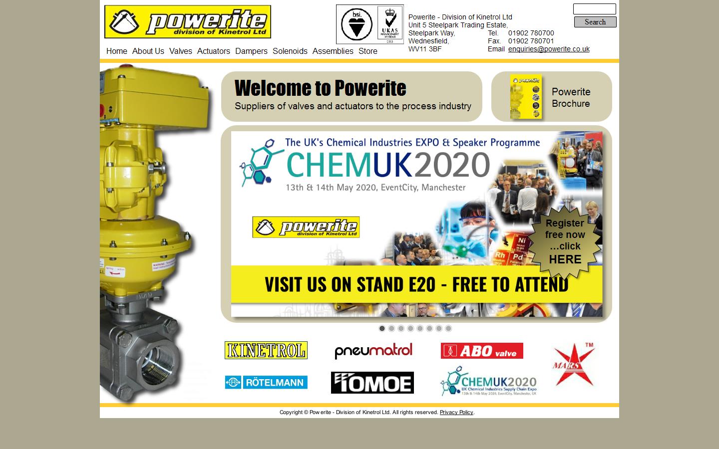 Powerite - Division of Kinetrol Website