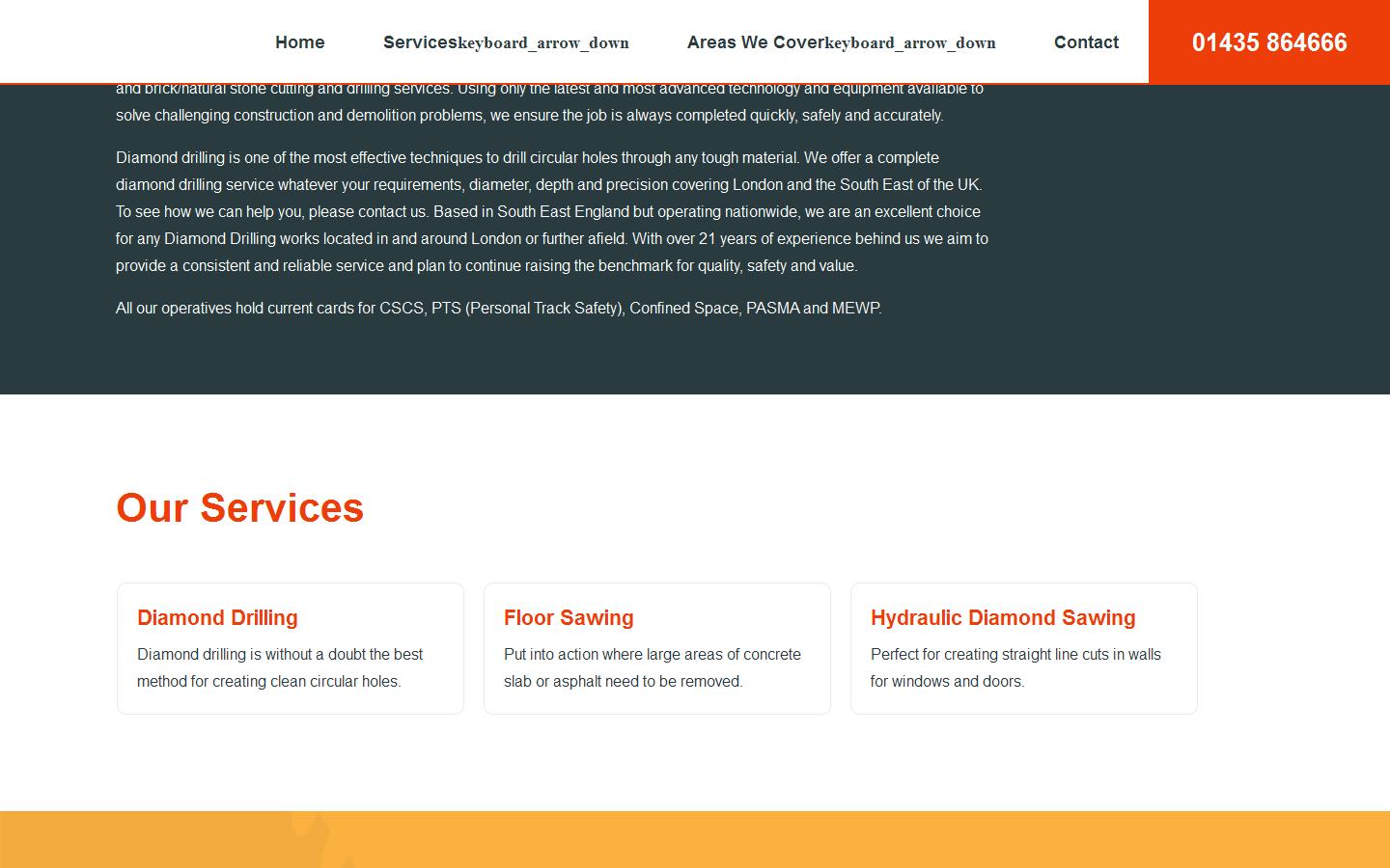 Precision Cutting Ltd Website