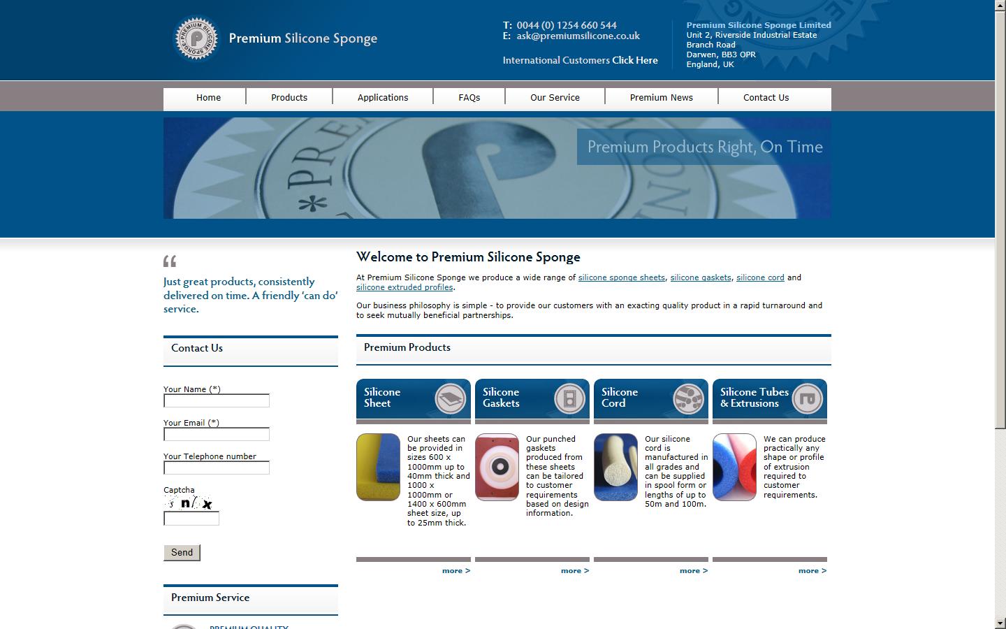 Premium Silicone Sponge Limited Website