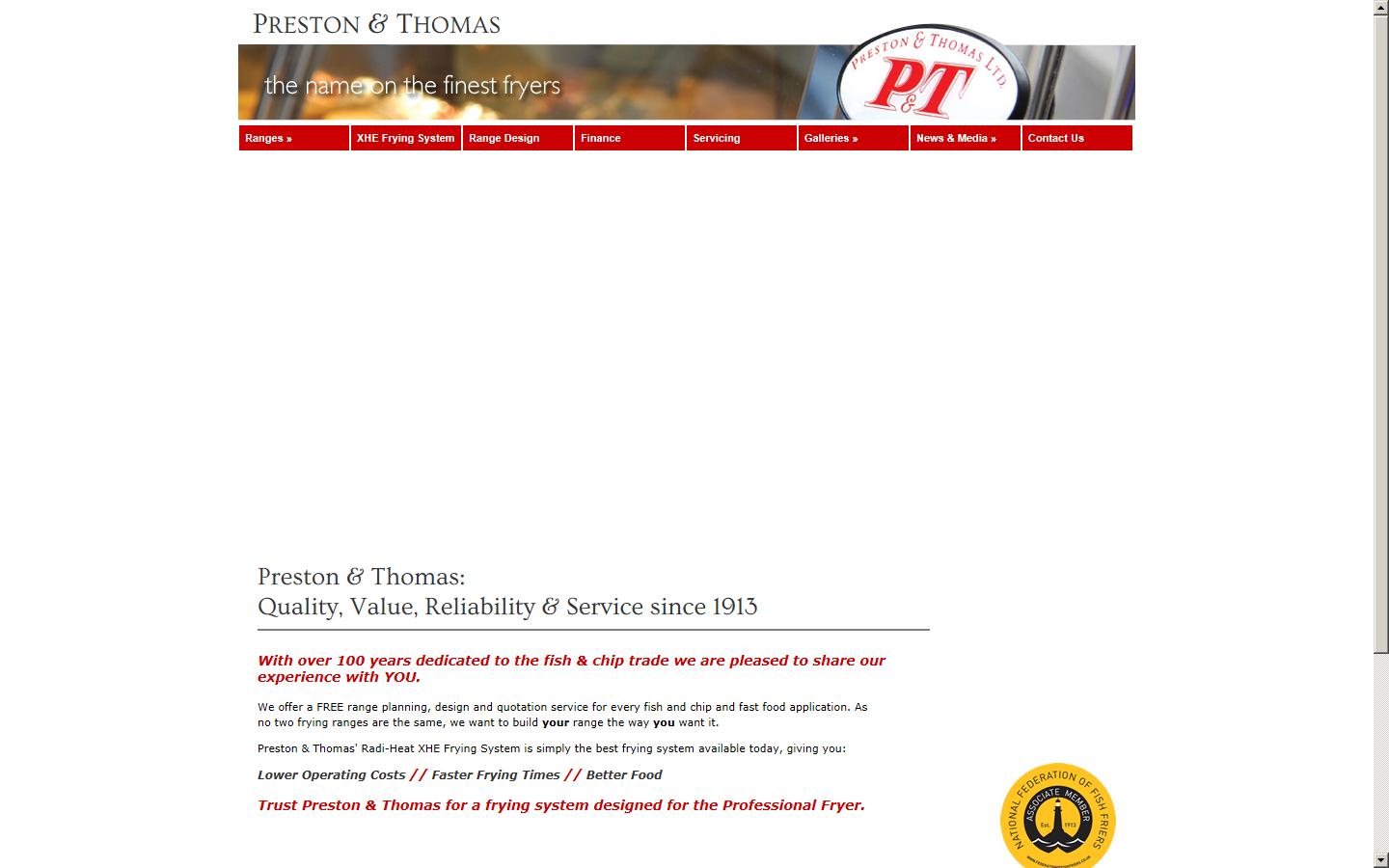 Preston & Thomas Ltd Website