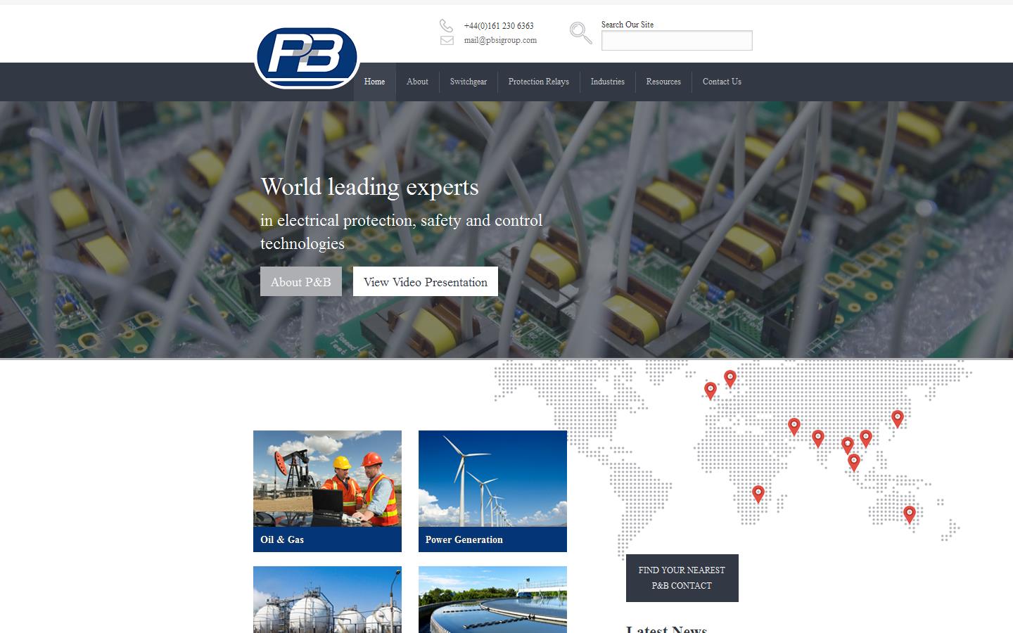 P&B Weir Electrical Website