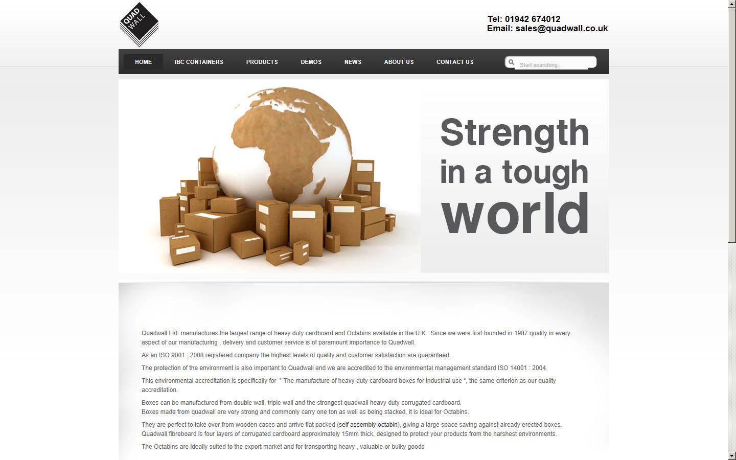 Quadwall Uk Website