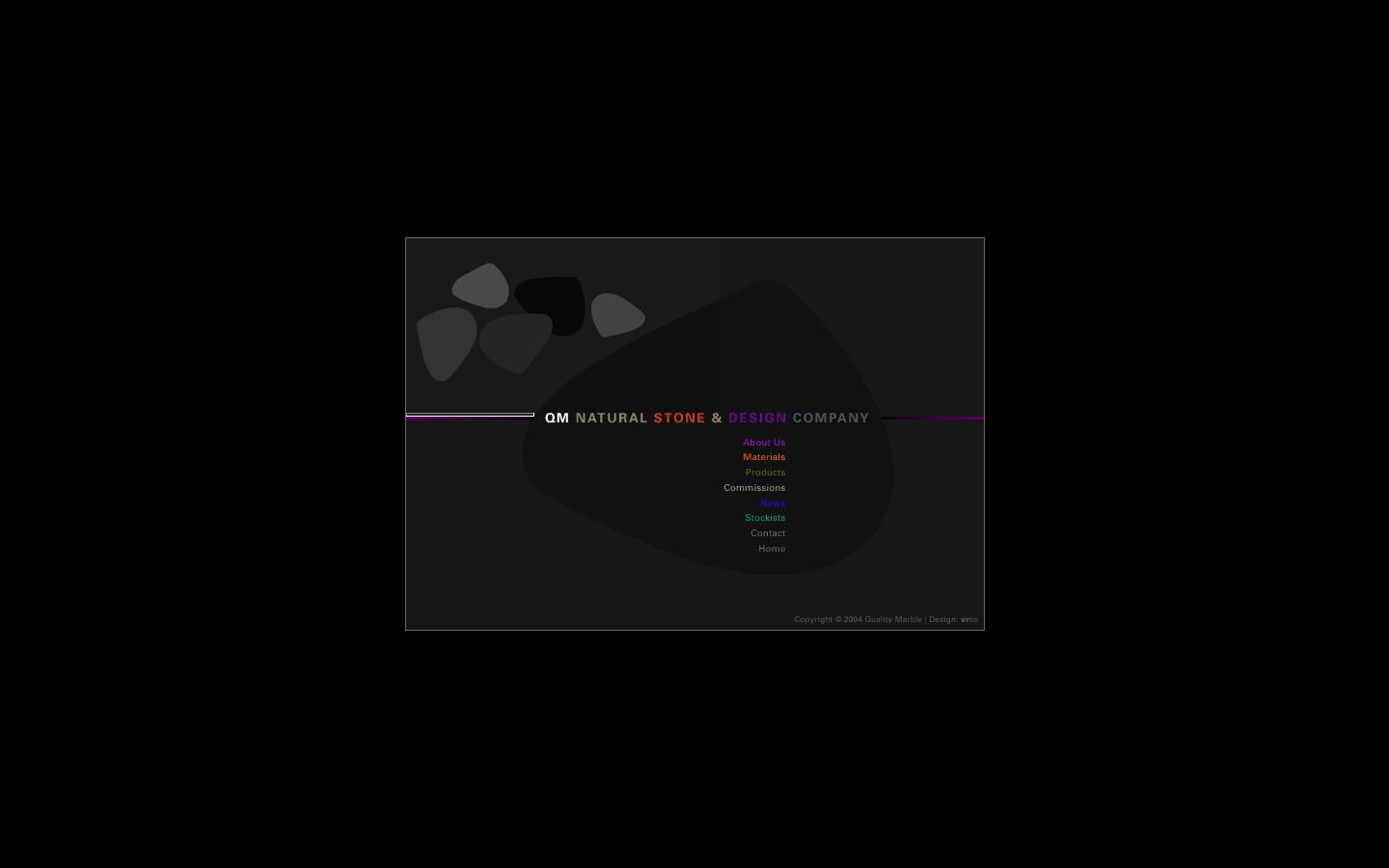 QM Natural Stone & Design Company Website