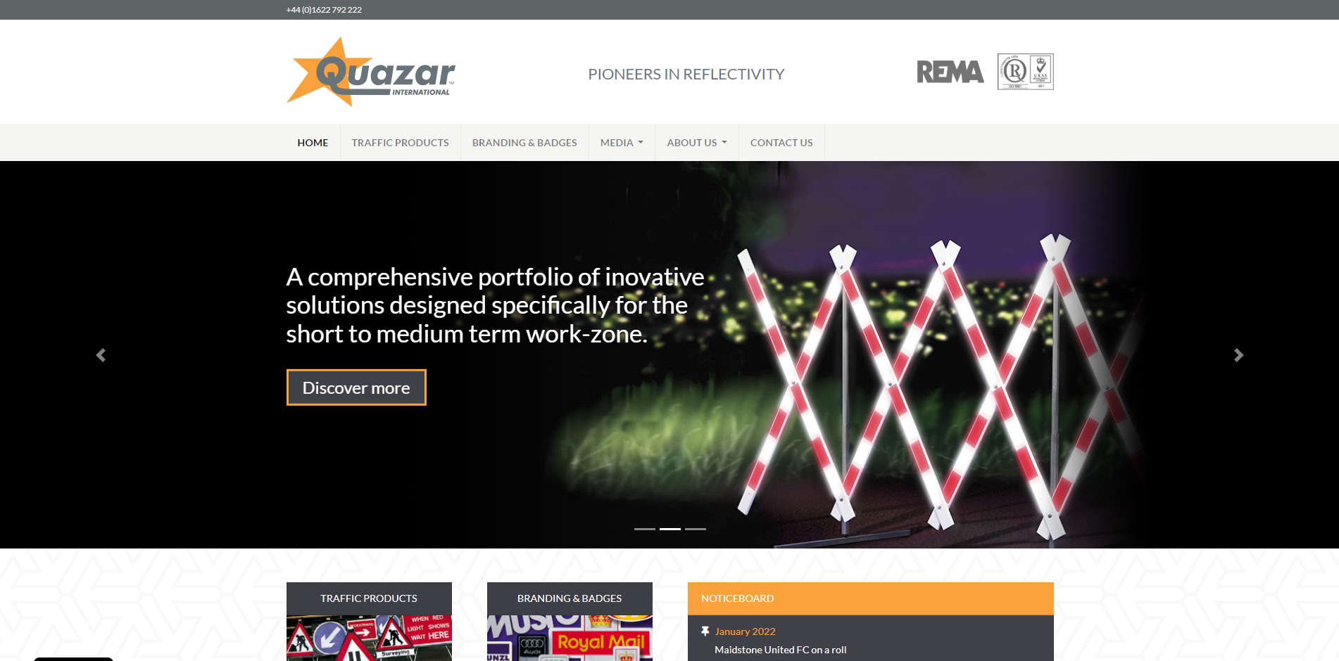 Quazar International Website