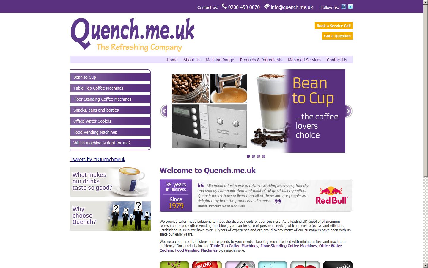 Quench.me.uk Ltd Website