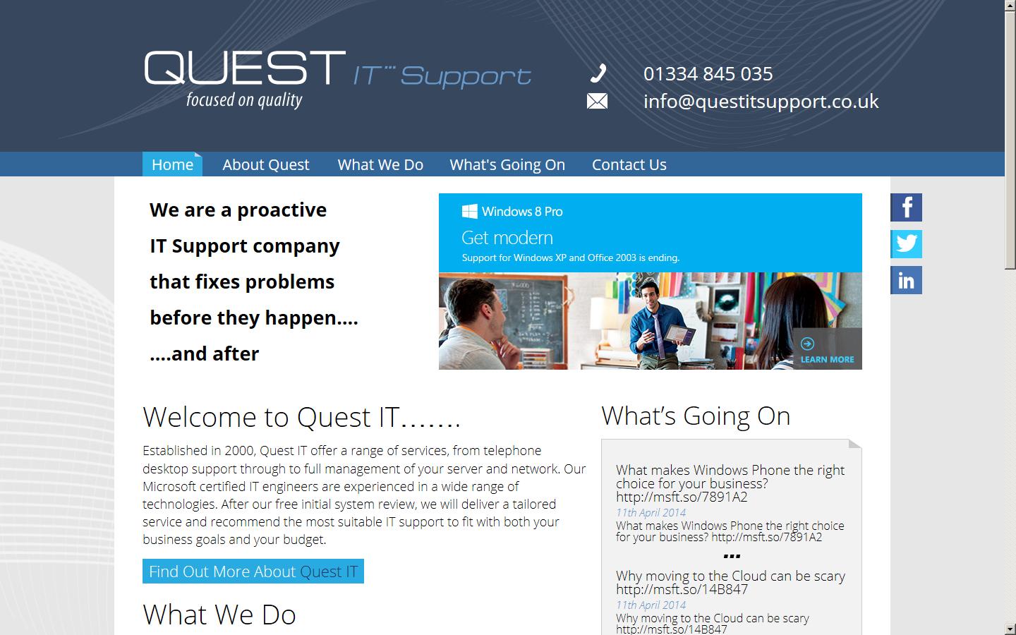 Quest IT Ltd Website