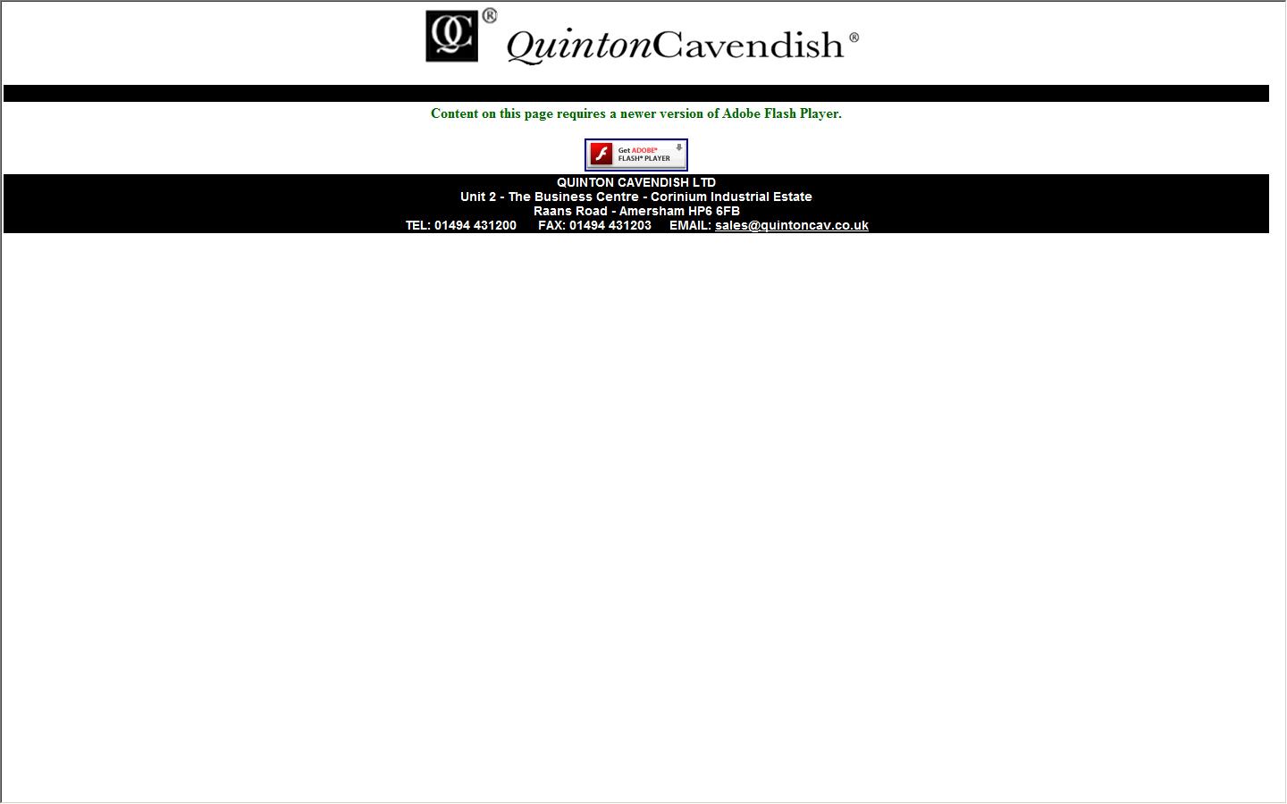 Quinton Cavendish Ltd Website
