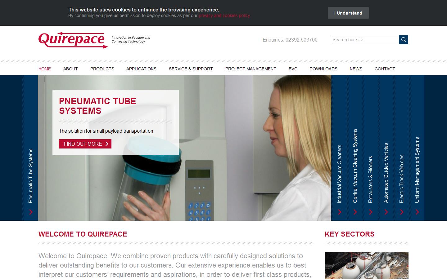 Quirepace Ltd Website