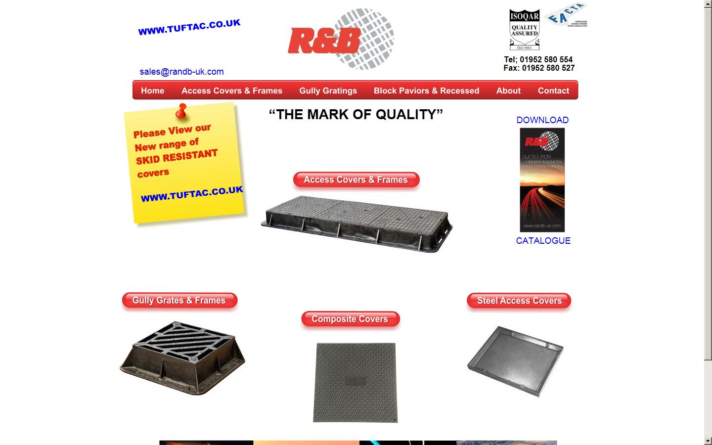 R&B UK JT Limited Website
