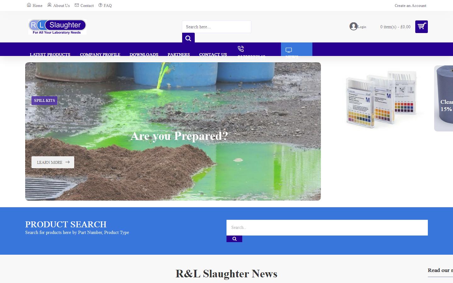 R & L Slaughter Ltd Website
