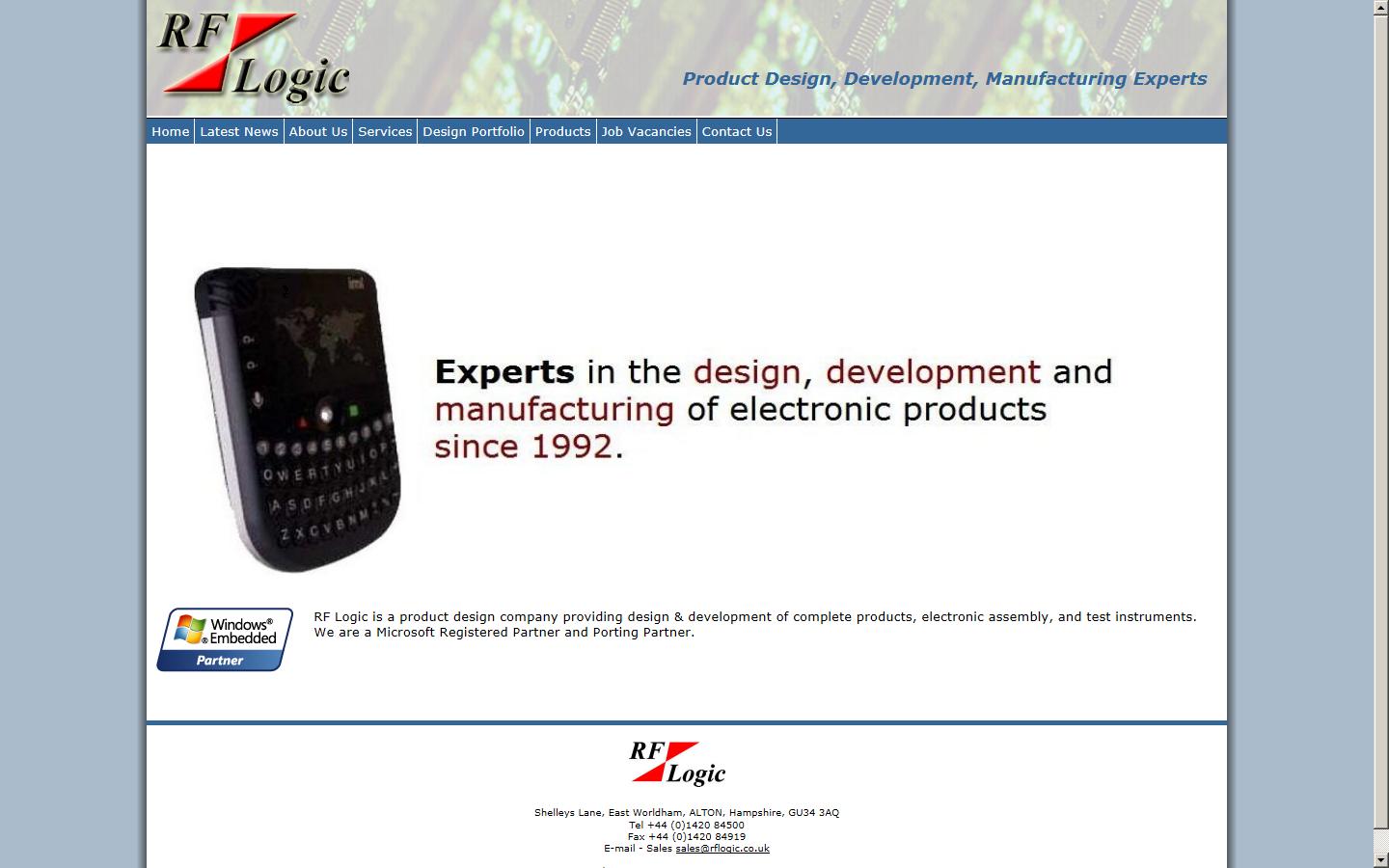 RF Logic Limited Website