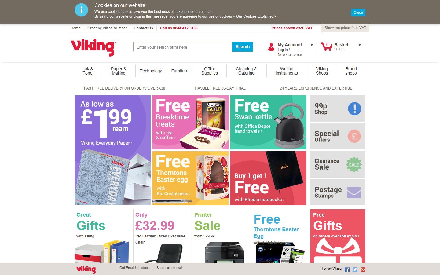 Viking Direct Website