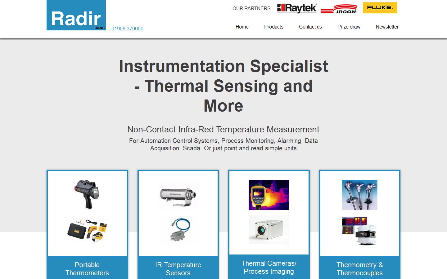 Radir Ltd Website