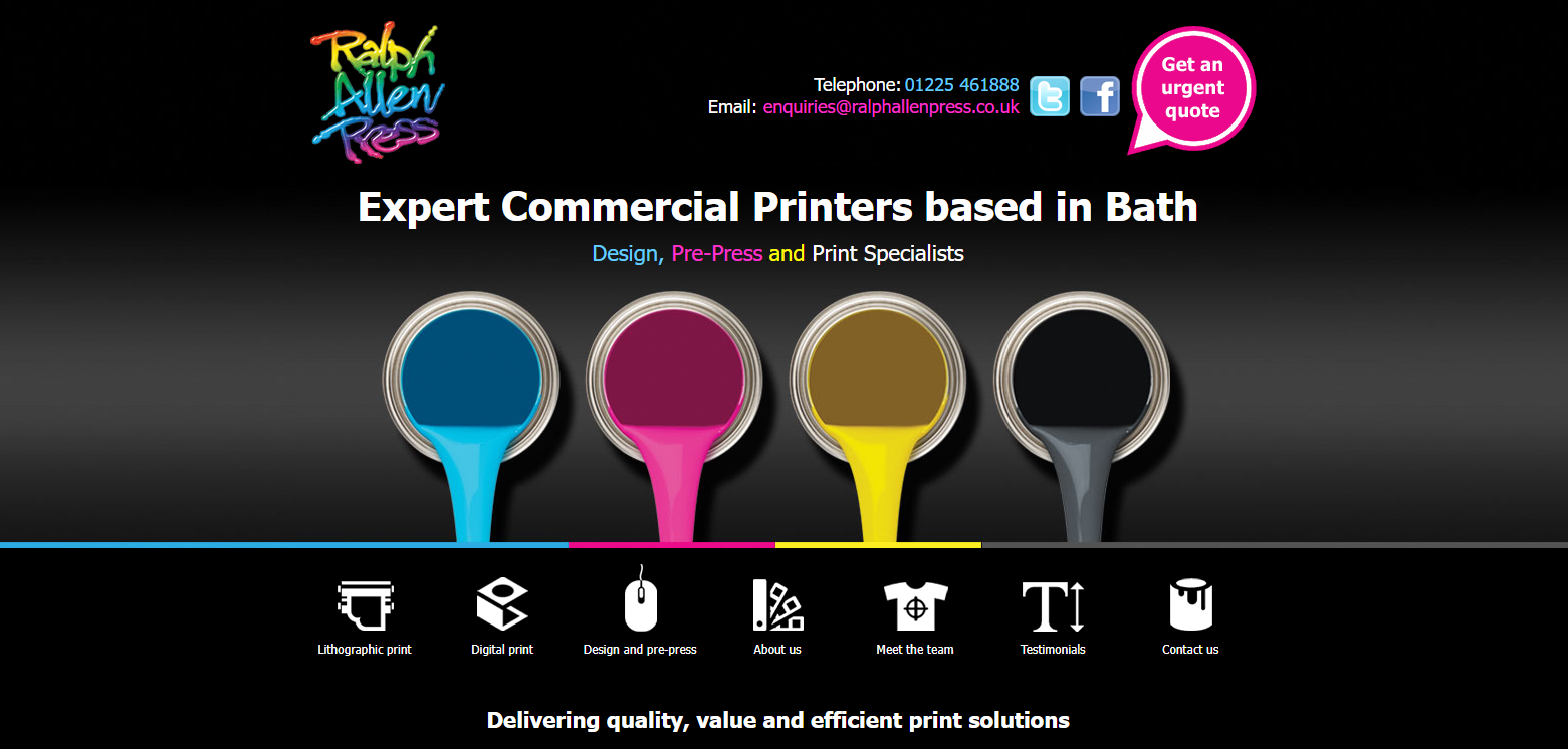 Ralph Allen Press Ltd Website