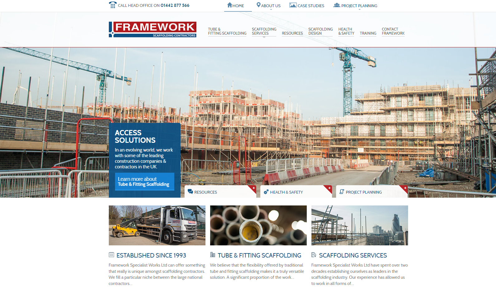 Framework Specialist Works Ltd Website