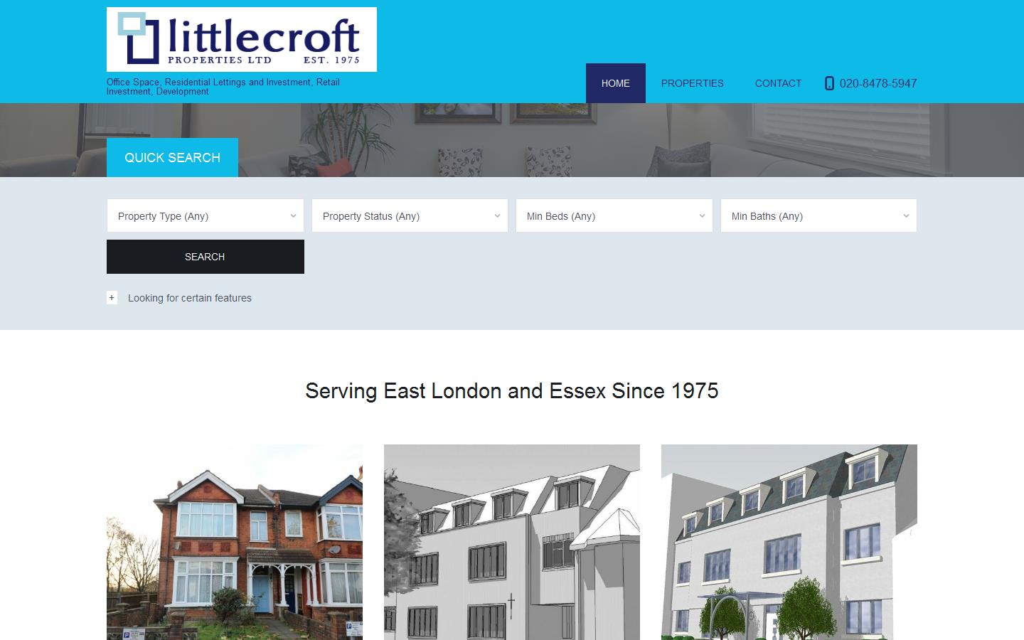 Littlecroft Properties Website