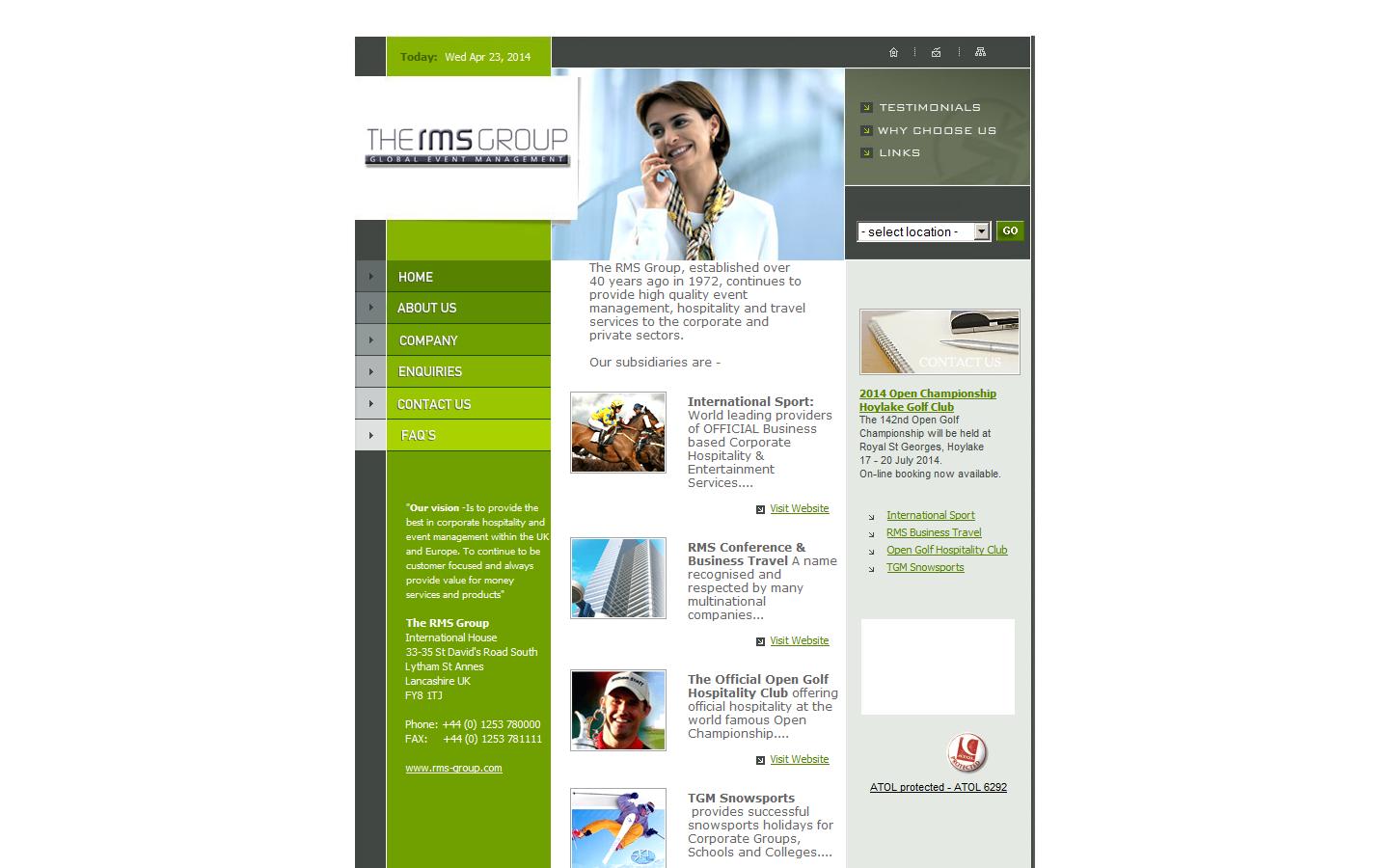 RMS Group Website
