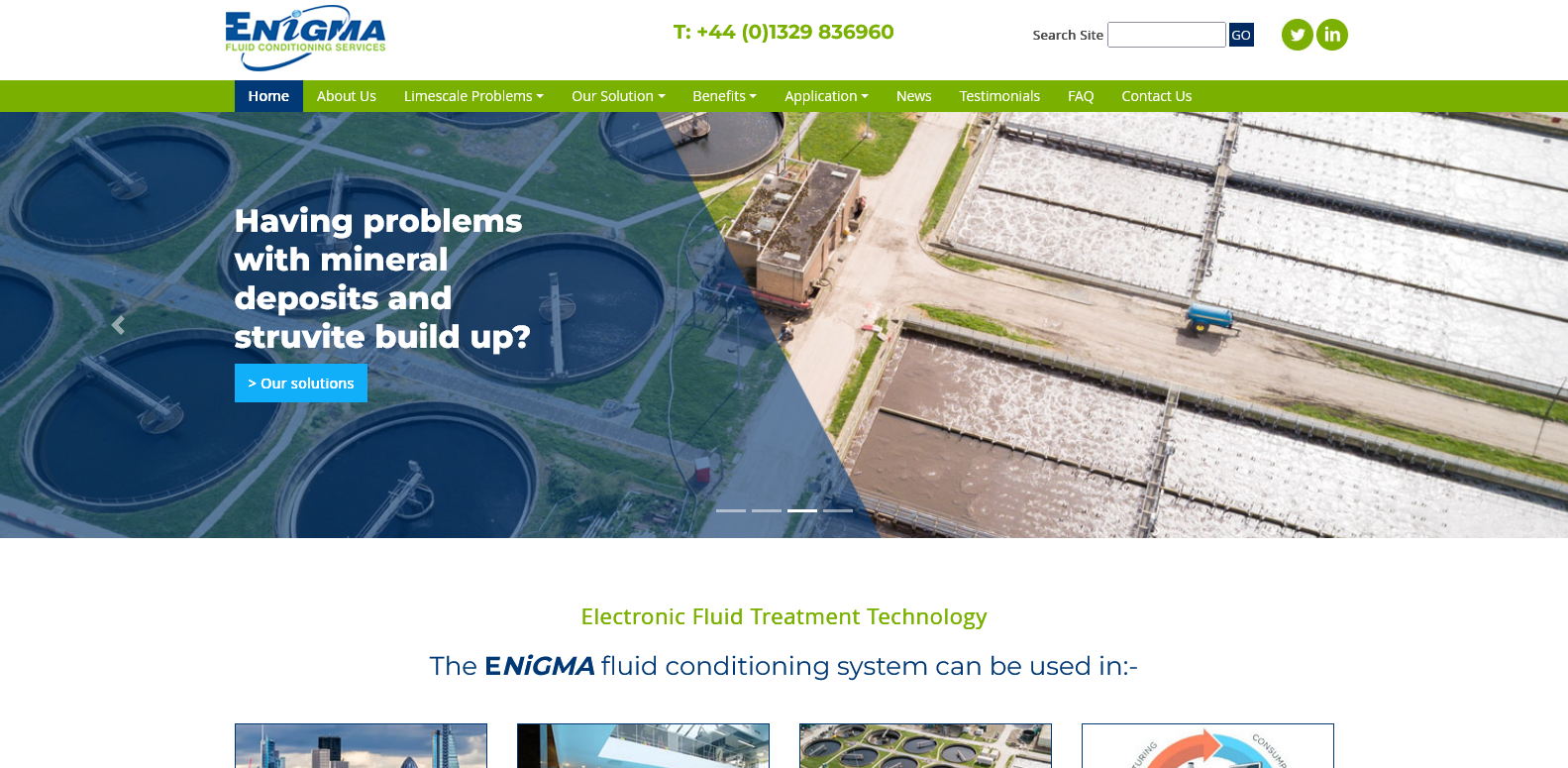 Fluid Conditioning Services Ltd Website