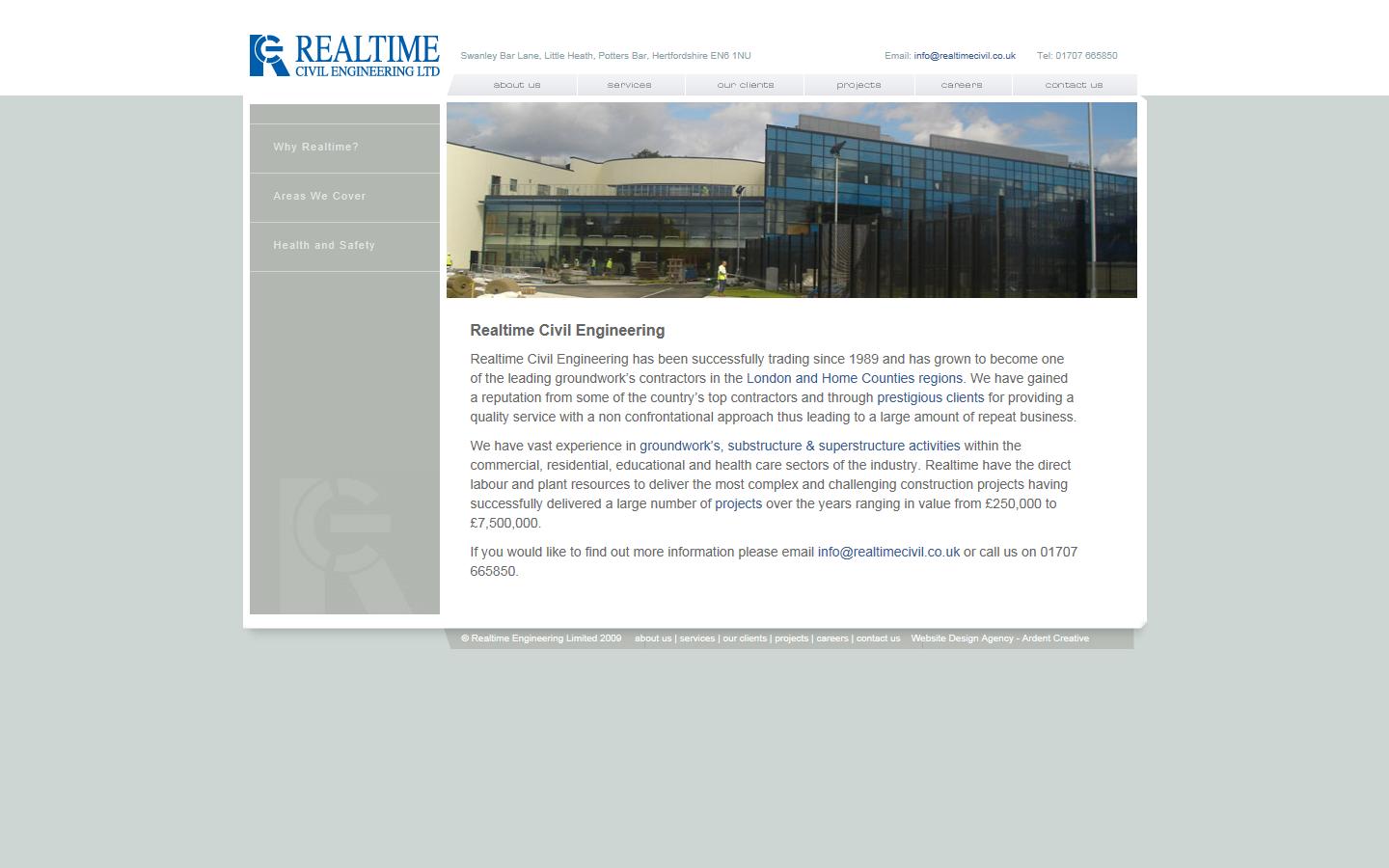 Realtime Civil Engineering Ltd                     Website