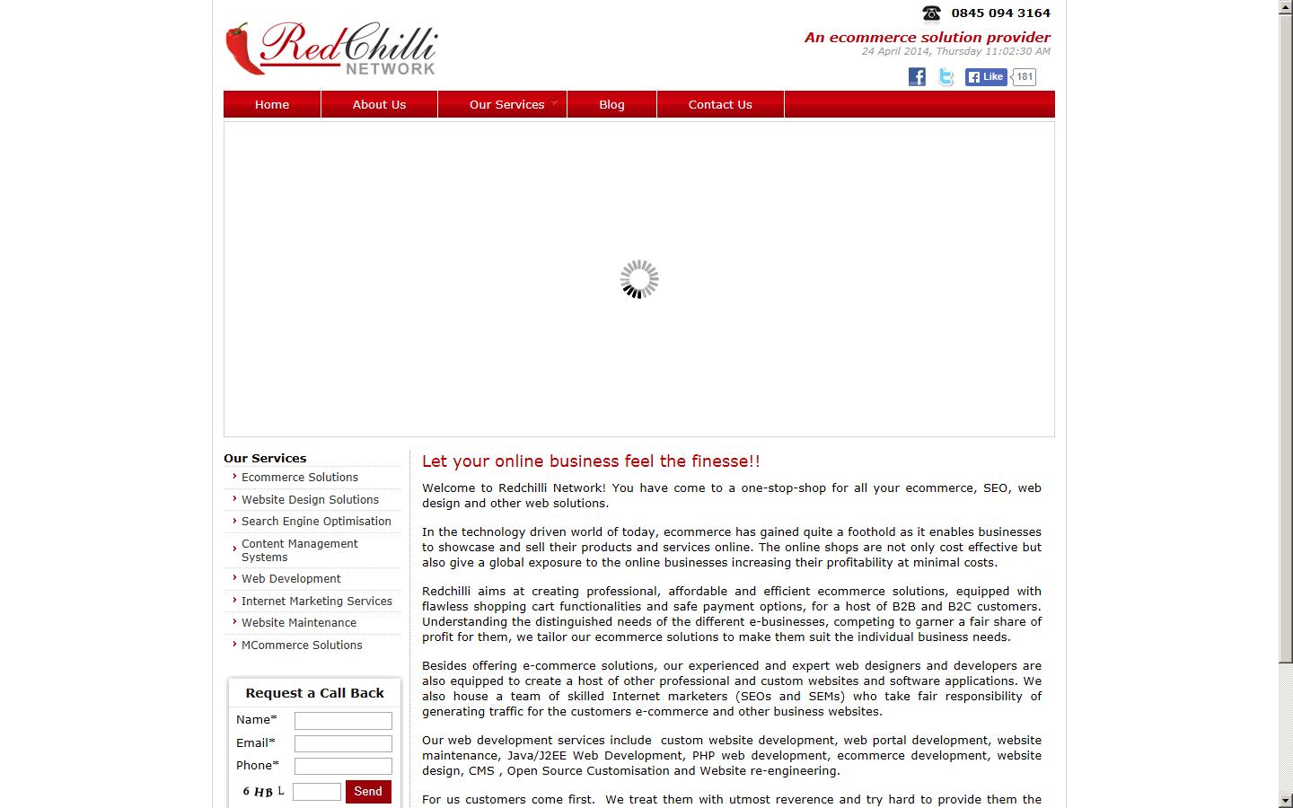 RedChilli Network Ltd Website