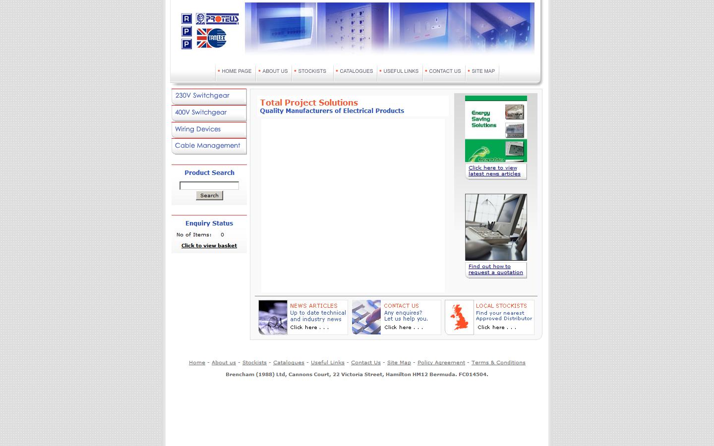 Redditch Plastic Products Website