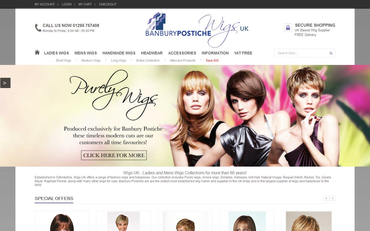 Banbury Postiche Website