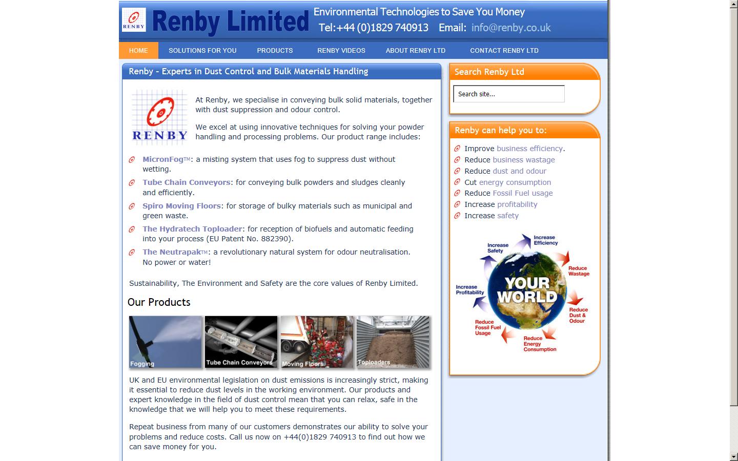 Renby Limited Website
