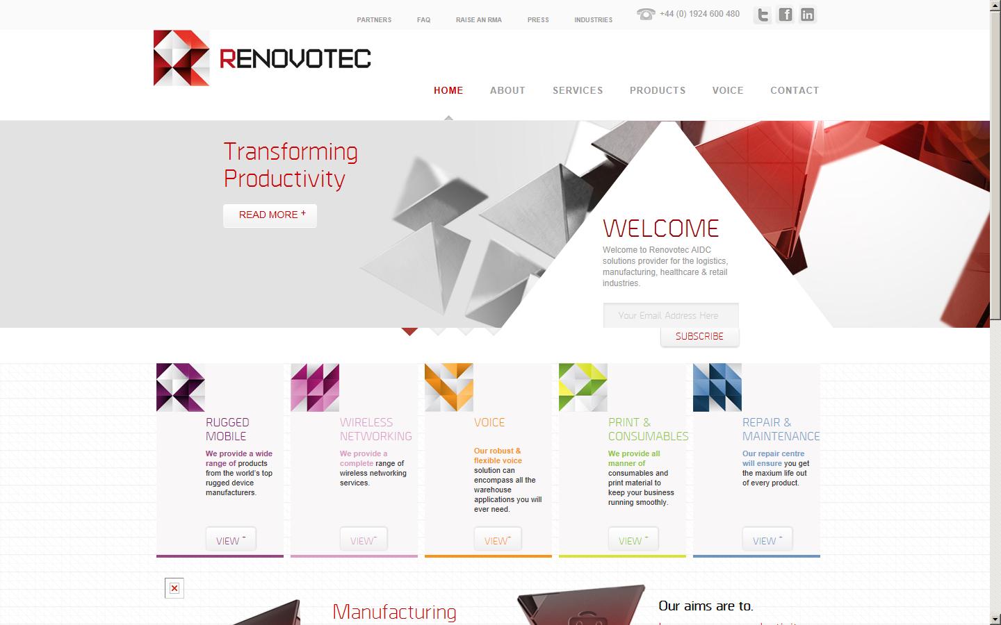 Renovotec UK LLP Website