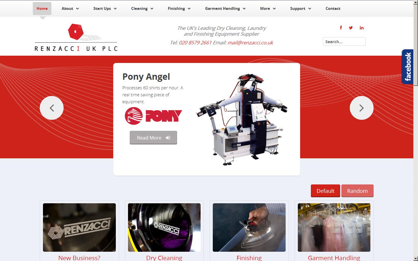 Renzacci UK Plc Website