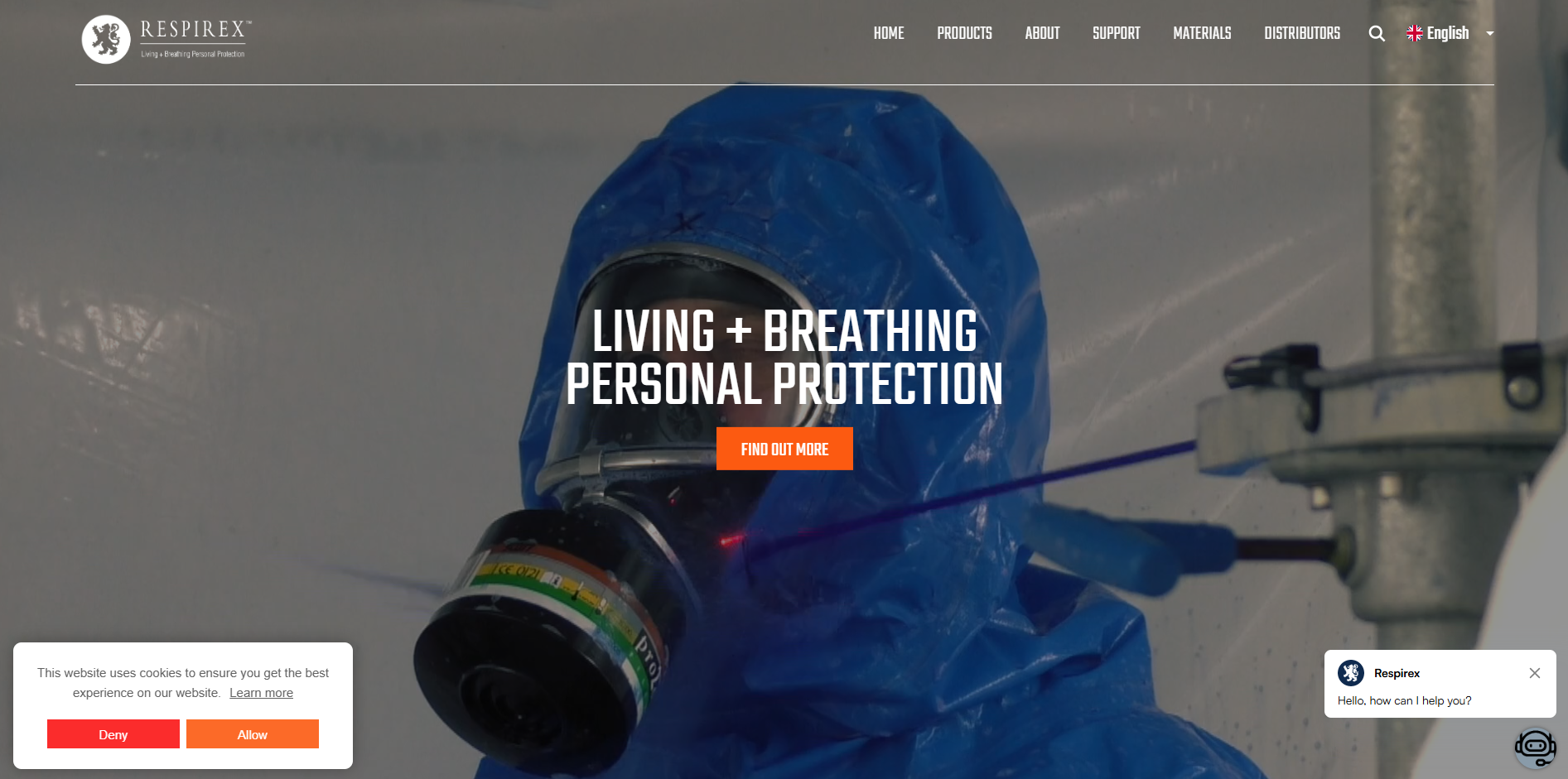 Respirex International Limited Website