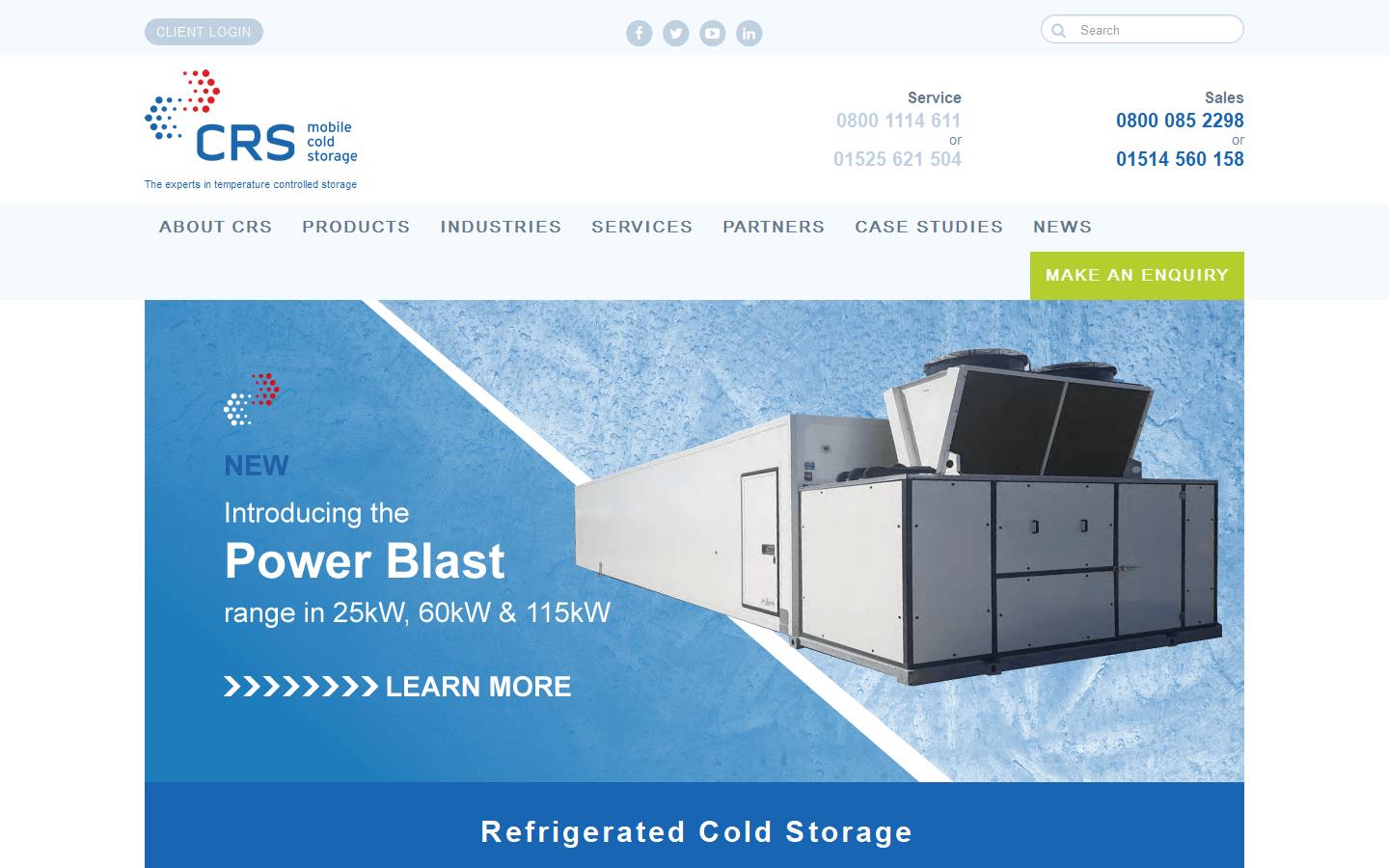 CRS Refrigeration Website