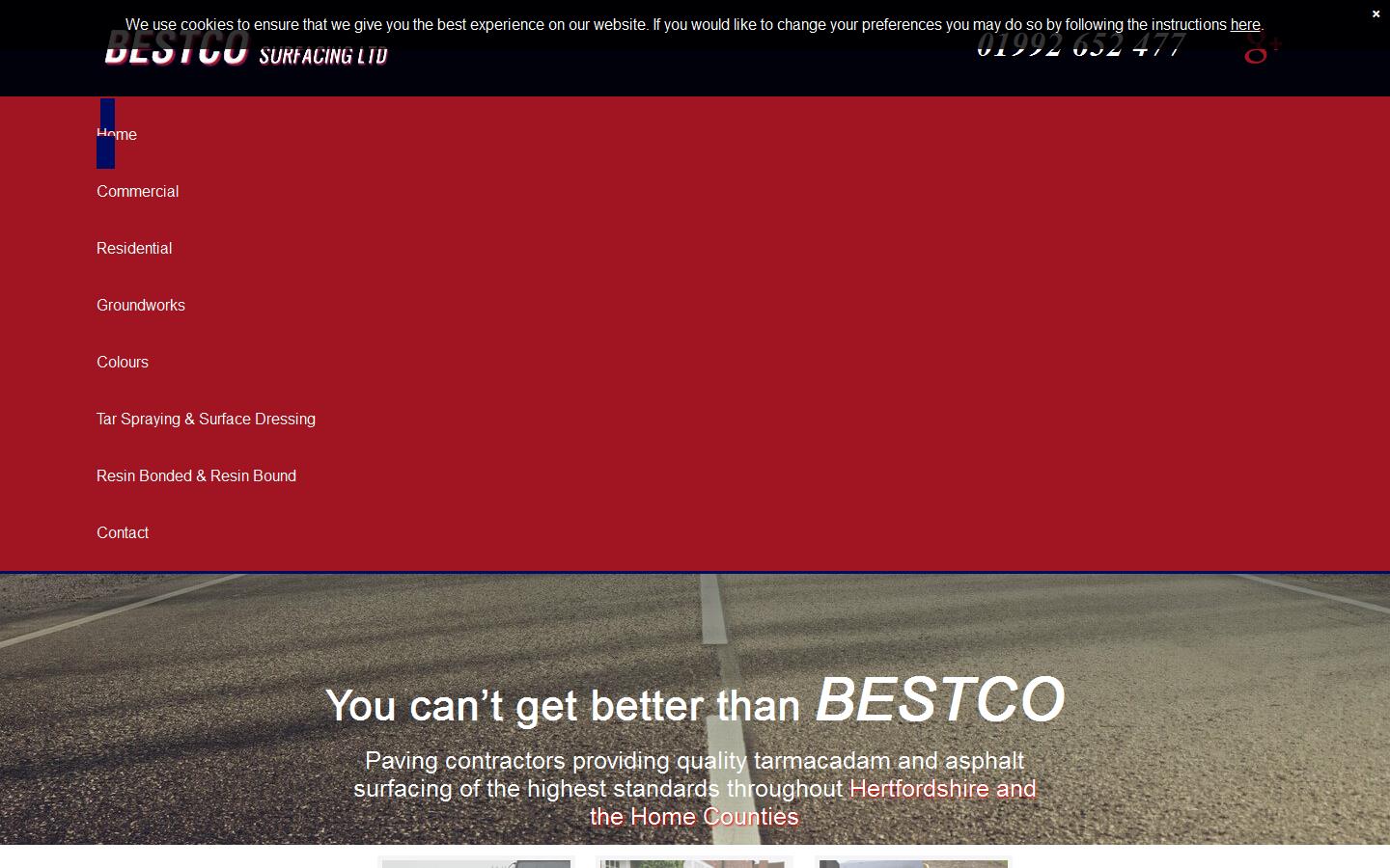 Bestco Surfacing Ltd Website