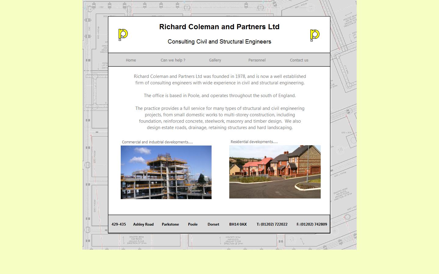 Richard Coleman and Partners Ltd Website