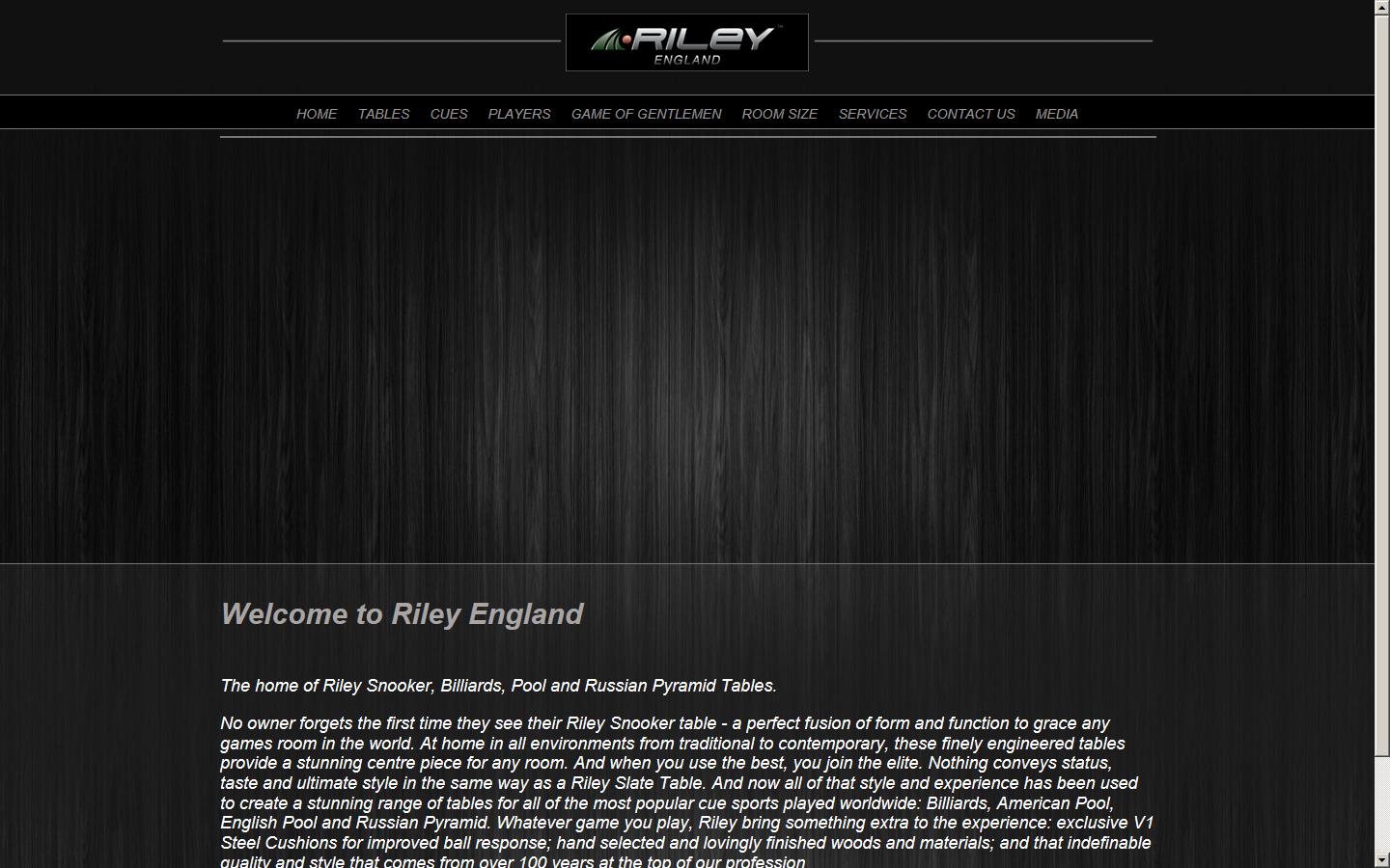 Riley Leisure Ltd Website