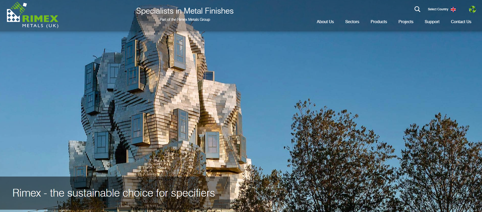Rimex Metals (UK) Ltd Website