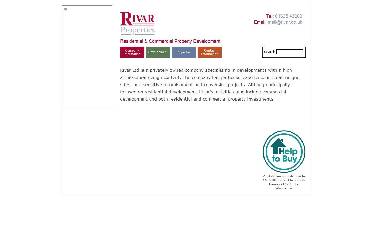 RIVAR LTD Website
